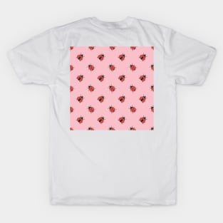 Ladybug Pattern T-Shirt